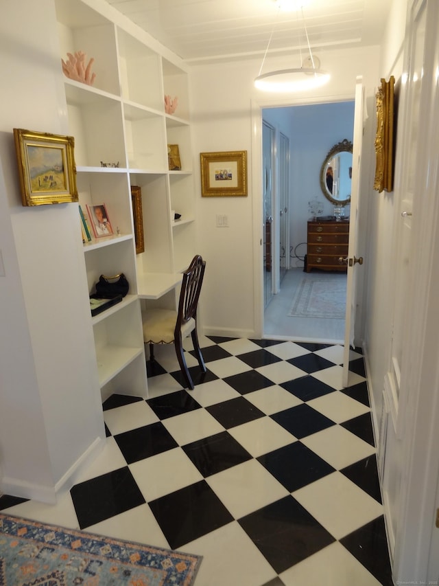 350 Grovers Ave Unit 11A, Bridgeport, CT 06605 - corridor with tile patterned floors