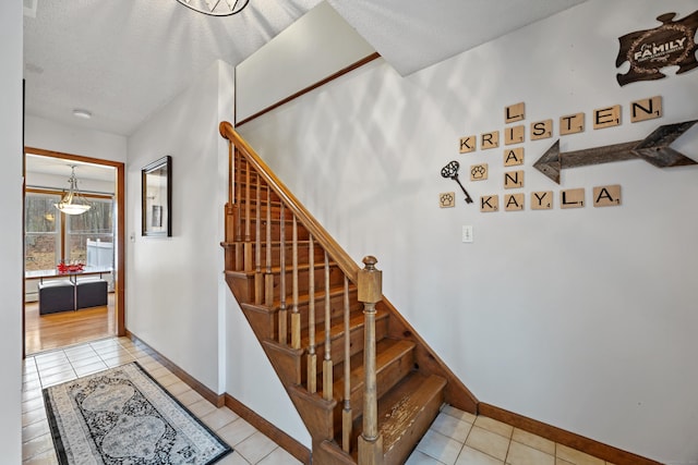 10 Heritage Dr, Prospect, CT 06712 - stairs featuring tile patterned floors