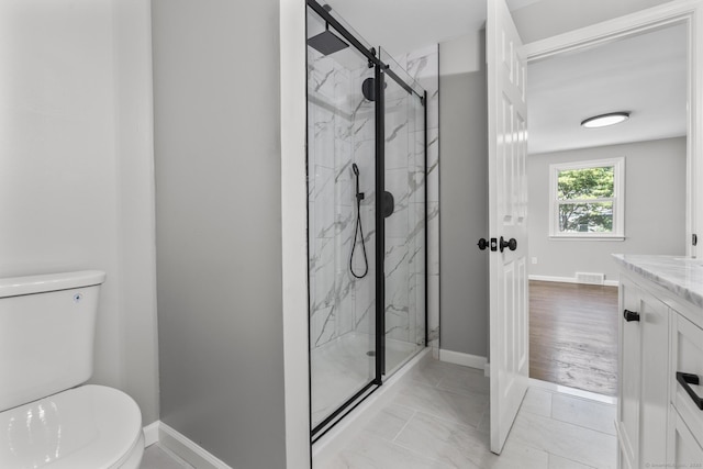 15 Burdette Pl, Milford, CT 06460 - bathroom with a marble finish shower and vanity