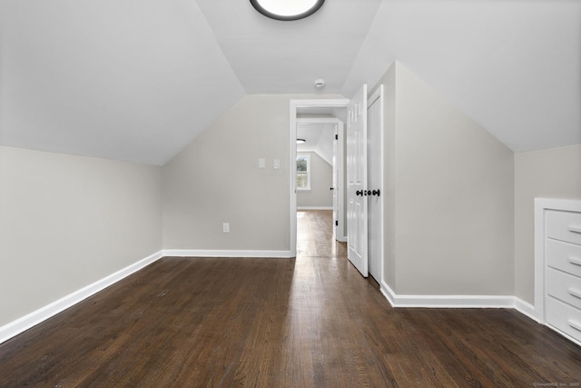 15 Burdette Pl, Milford, CT 06460 - bonus room featuring vaulted ceiling and dark wood-style flooring