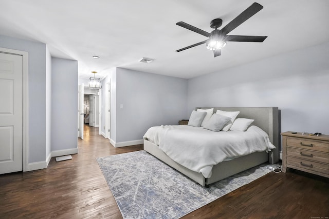 195 Orchard Hill Dr, South Windsor, CT 06074 - bedroom with wood finished floors and a ceiling fan