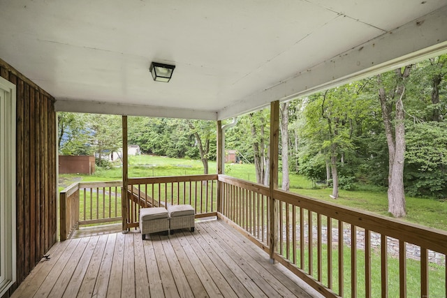 195 Orchard Hill Dr, South Windsor, CT 06074 - deck featuring a lawn