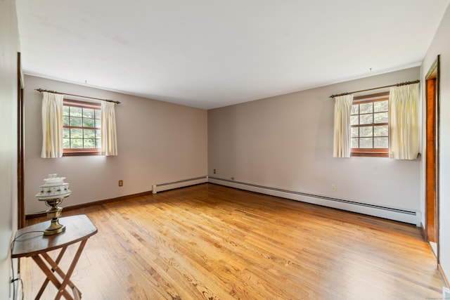 6 Revere Rd, New Milford, CT 06776 - spare room featuring light wood-style floors and baseboard heating