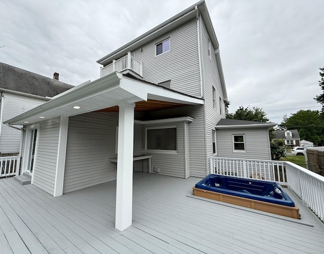 654 Nichols Ave, Stratford, CT 06614 - view of wooden terrace