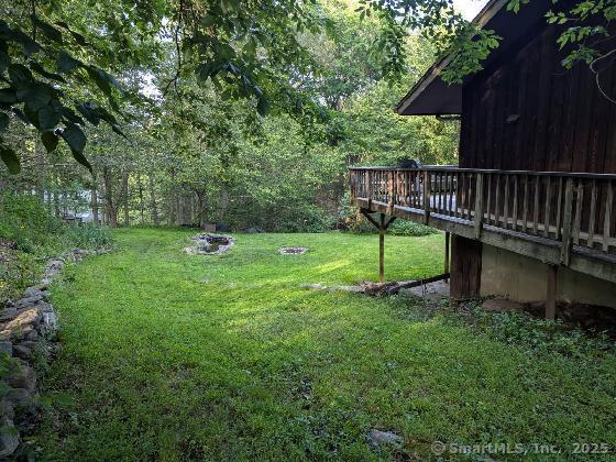 35 Sturbridge Rd, Easton, CT 06612 - view of green lawn featuring a wooden deck