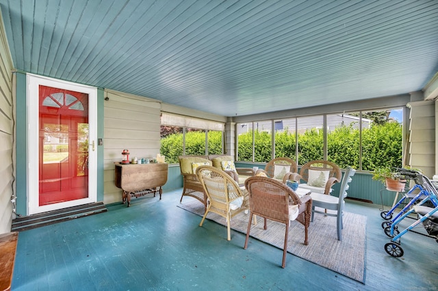 159 Jefferson St, Stratford, CT 06615 - sunroom / solarium with an outdoor living space and outdoor dining space