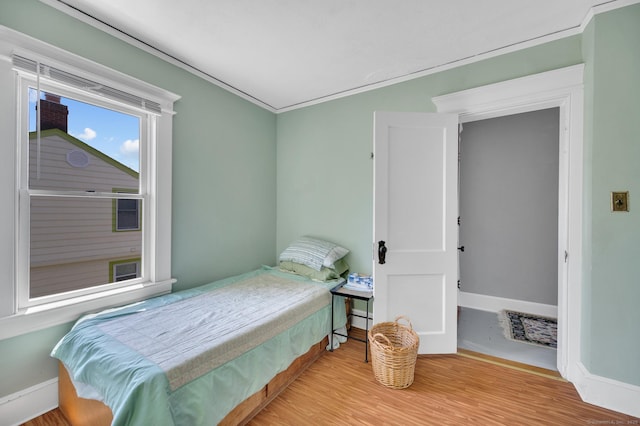 159 Jefferson St, Stratford, CT 06615 - bedroom with wood finished floors and ornamental molding