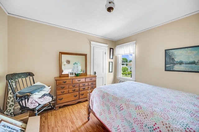 159 Jefferson St, Stratford, CT 06615 - bedroom with wood finished floors and crown molding