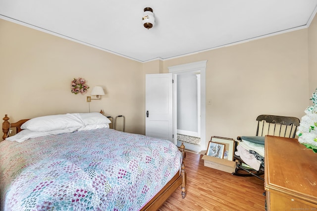159 Jefferson St, Stratford, CT 06615 - bedroom with crown molding and light wood-style floors