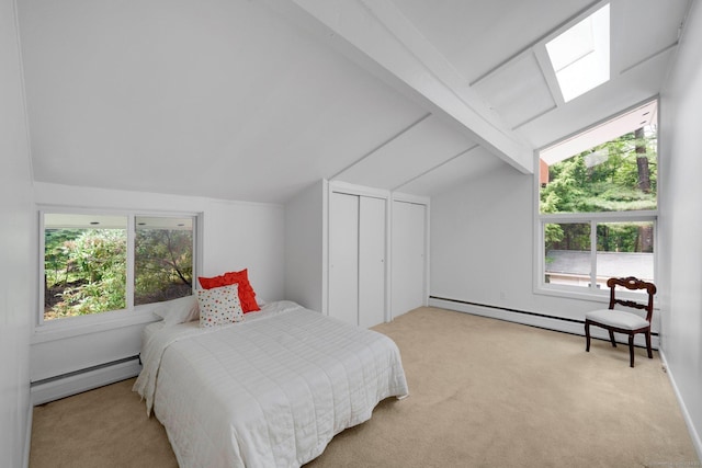12 Twin Ponds Dr, Farmington, CT 06085 - bedroom featuring baseboard heating and light carpet