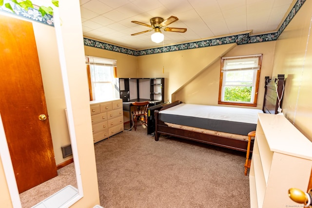 302 E Pasadena Pl, Bridgeport, CT 06610 - bedroom featuring carpet floors and ceiling fan