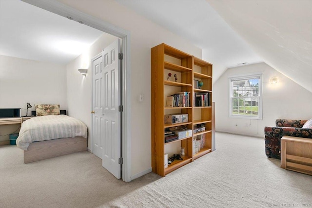 92 Tyler City Rd, Orange, CT 06477 - bedroom featuring carpet flooring and vaulted ceiling