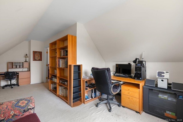 92 Tyler City Rd, Orange, CT 06477 - office area featuring lofted ceiling and light carpet