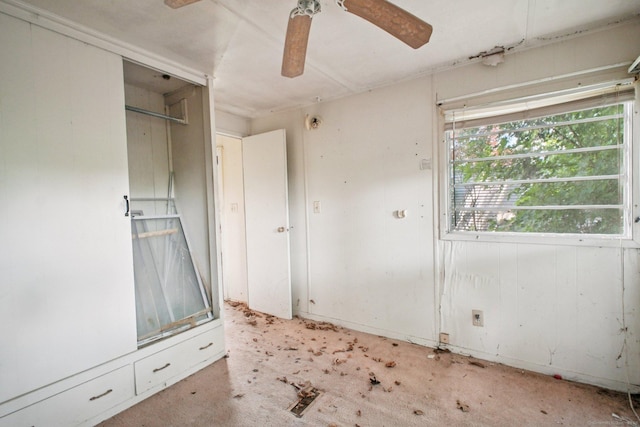 46 Harrington Dr, Plainfield, CT 06374 - unfurnished bedroom featuring ceiling fan