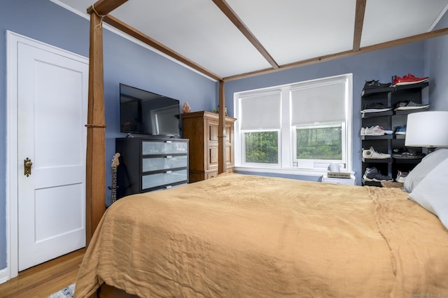 132 Summer St Unit 3C, Stamford, CT 06614 - bedroom featuring wood finished floors