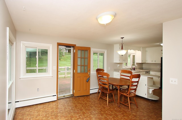 109 Pinnacle Rd, Ellington, CT 06029 - dining space featuring a baseboard radiator