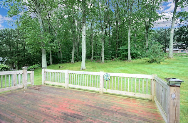 109 Pinnacle Rd, Ellington, CT 06029 - wooden terrace featuring a lawn