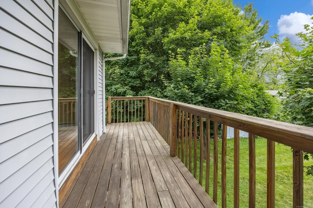 95 Flagg Ave, Watertown, CT 06779 - wooden deck featuring a lawn