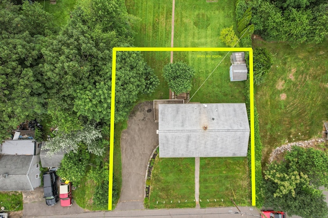 95 Flagg Ave, Watertown, CT 06779 - aerial overview of property's location with property parcel outlined