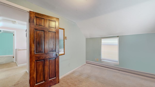 96 Davis Ave, Bridgeport, CT 06605 - bonus room featuring light carpet and lofted ceiling