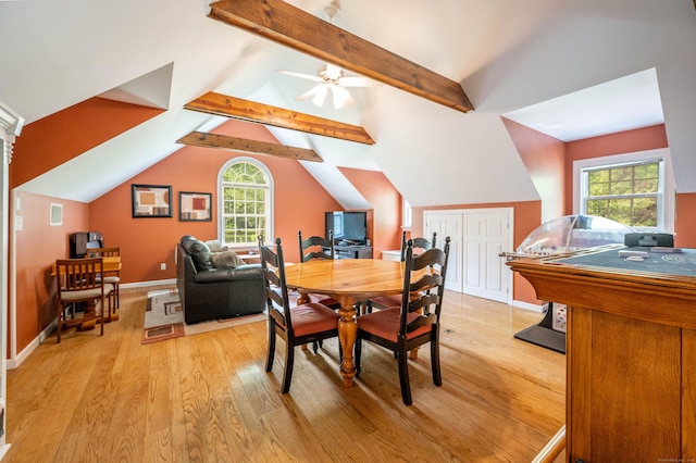 51 Wood Lot Ln, Southbury, CT 06488 - dining space featuring light wood-style floors and a ceiling fan