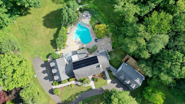 51 Wood Lot Ln, Southbury, CT 06488 - aerial overview of property's location featuring a pool