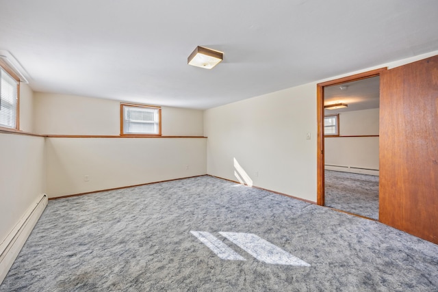 146 Williamson Cir, Watertown, CT 06779 - empty room featuring baseboard heating, carpet, and healthy amount of natural light