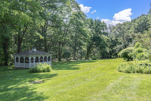85 Potash Hill Rd, Sprague, CT 06330 - view of grassy yard featuring a gazebo