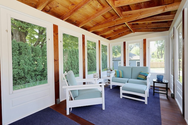 30 Elizabeth St, Bethel, CT 06801 - sunroom featuring vaulted ceiling and wood finished floors