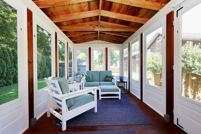 30 Elizabeth St, Bethel, CT 06801 - sunroom / solarium with plenty of natural light, wood finished floors, and wood ceiling