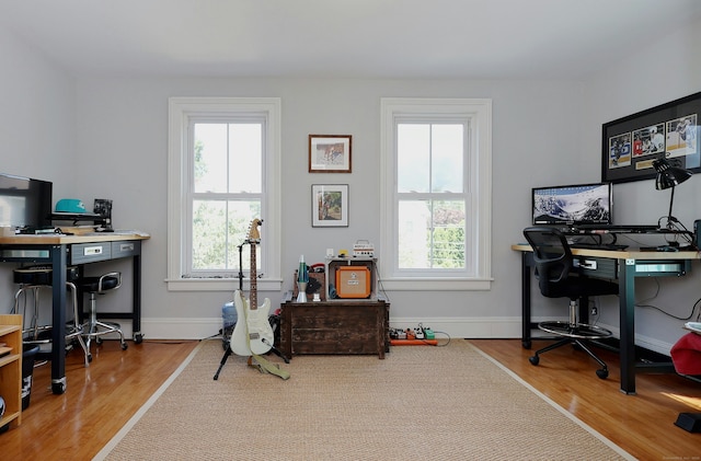 30 Elizabeth St, Bethel, CT 06801 - office area featuring wood finished floors and healthy amount of natural light