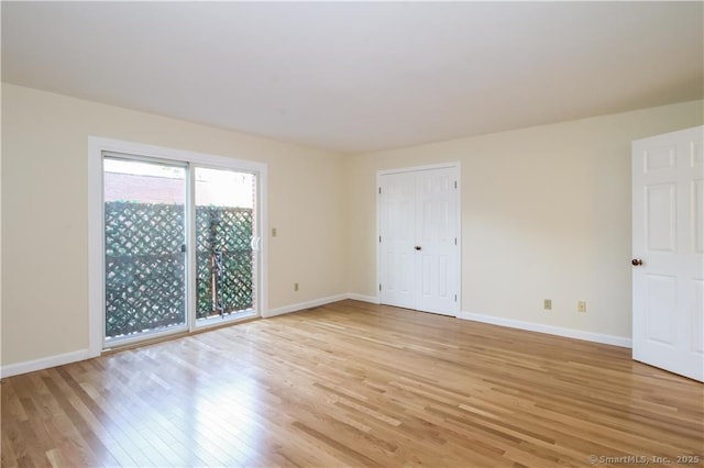 95 Audubon St Unit 339, New Haven, CT 06510 - unfurnished room featuring light wood-type flooring and baseboards