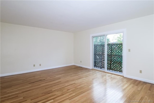 95 Audubon St Unit 339, New Haven, CT 06510 - spare room featuring light wood-style flooring and baseboards