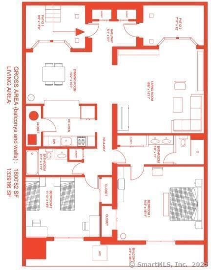 95 Audubon St Unit 339, New Haven, CT 06510 - view of room layout
