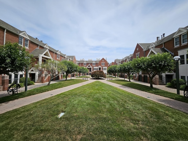 95 Audubon St Unit 339, New Haven, CT 06510 - surrounding community with a residential view, a yard, and stairs