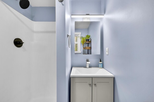 216 Old Monson Rd, Stafford, CT 06076 - full bathroom with a shower and vanity