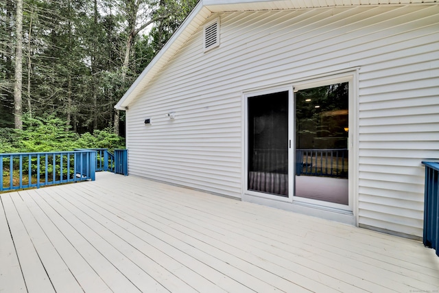 216 Old Monson Rd, Stafford, CT 06076 - view of wooden deck