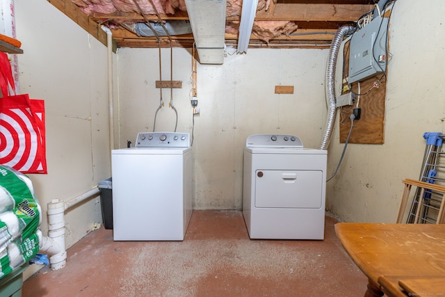 489 Wolcott St Unit 65, Bristol, CT 06010 - washroom with independent washer and dryer and electric panel