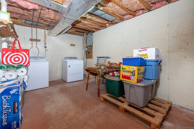 489 Wolcott St Unit 65, Bristol, CT 06010 - unfinished below grade area with independent washer and dryer