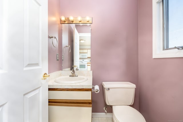 489 Wolcott St Unit 65, Bristol, CT 06010 - bathroom featuring vanity and tile patterned flooring