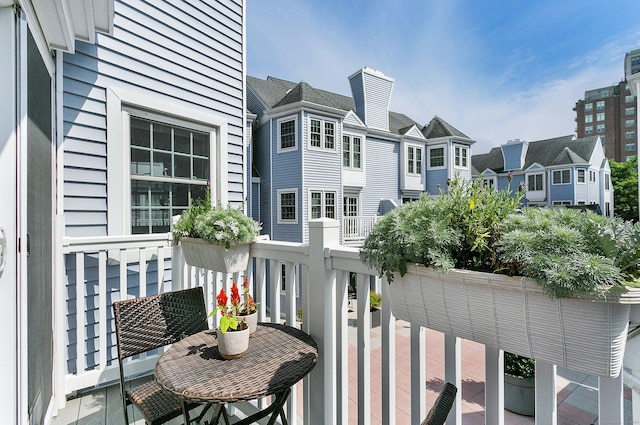 118 Grove St Apt 7, Stamford, CT 06901 - balcony with a residential view