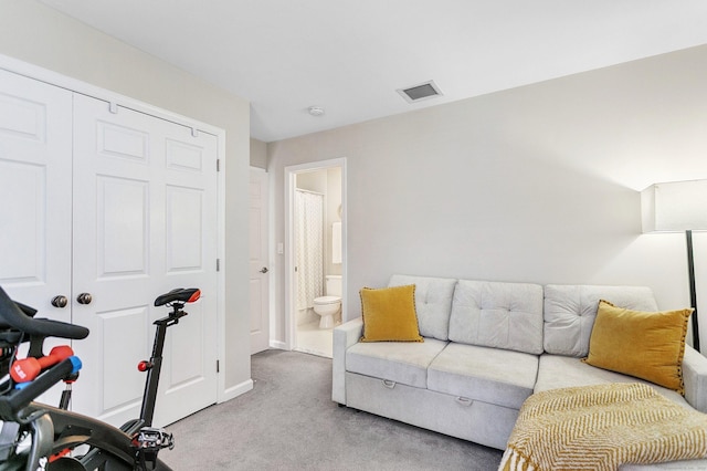 118 Grove St Apt 7, Stamford, CT 06901 - workout room with carpet flooring and baseboards