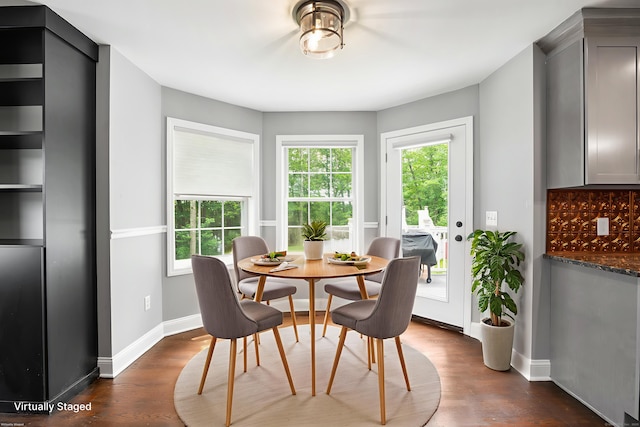 5 Evas Ter, Wolcott, CT 06716 - dining room with dark wood-style flooring and a ceiling fan