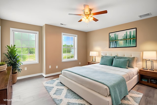 5 Evas Ter, Wolcott, CT 06716 - bedroom with wood finished floors and a ceiling fan