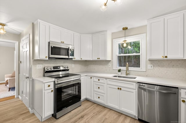 29 Bradford Dr, Windsor, CT 06095 - kitchen with appliances with stainless steel finishes, backsplash, light countertops, and white cabinets