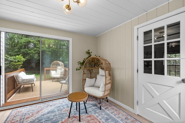 29 Bradford Dr, Windsor, CT 06095 - sitting room featuring wood finished floors and baseboards