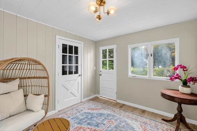 29 Bradford Dr, Windsor, CT 06095 - doorway featuring light wood-style flooring and baseboards