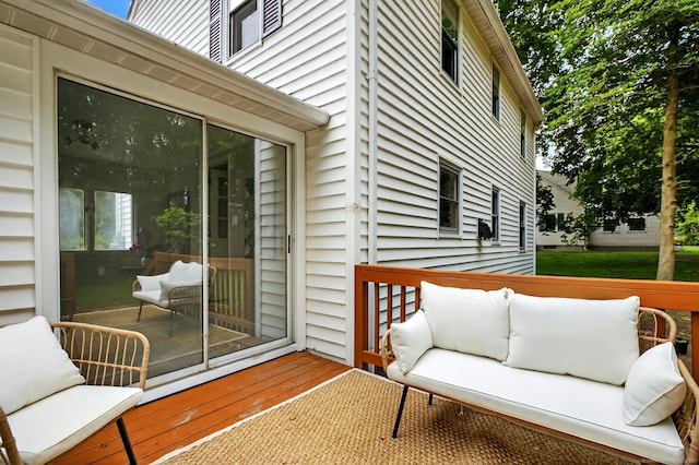 29 Bradford Dr, Windsor, CT 06095 - view of patio / terrace with a deck and outdoor lounge area