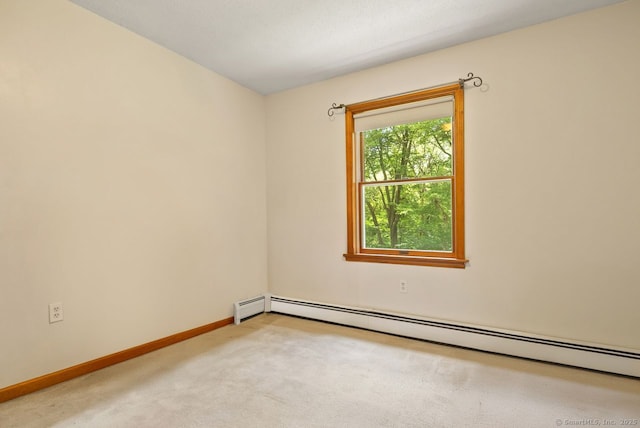 44 Brindlewood Path, Colchester, CT 06415 - spare room featuring light carpet and a baseboard radiator