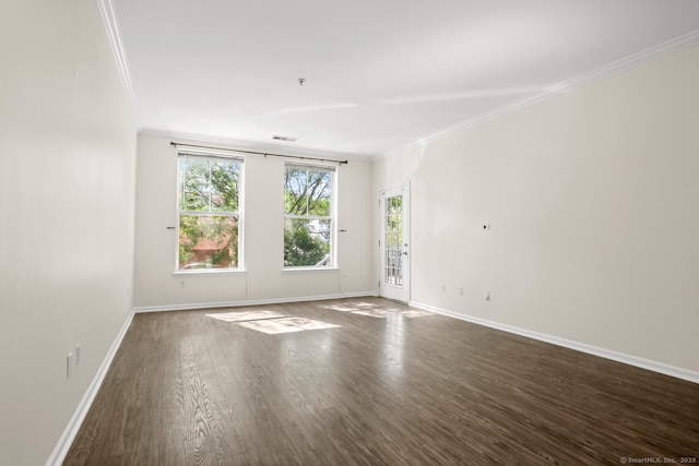25 Adams Ave Unit 103, Stamford, CT 06902 - empty room featuring crown molding and wood finished floors